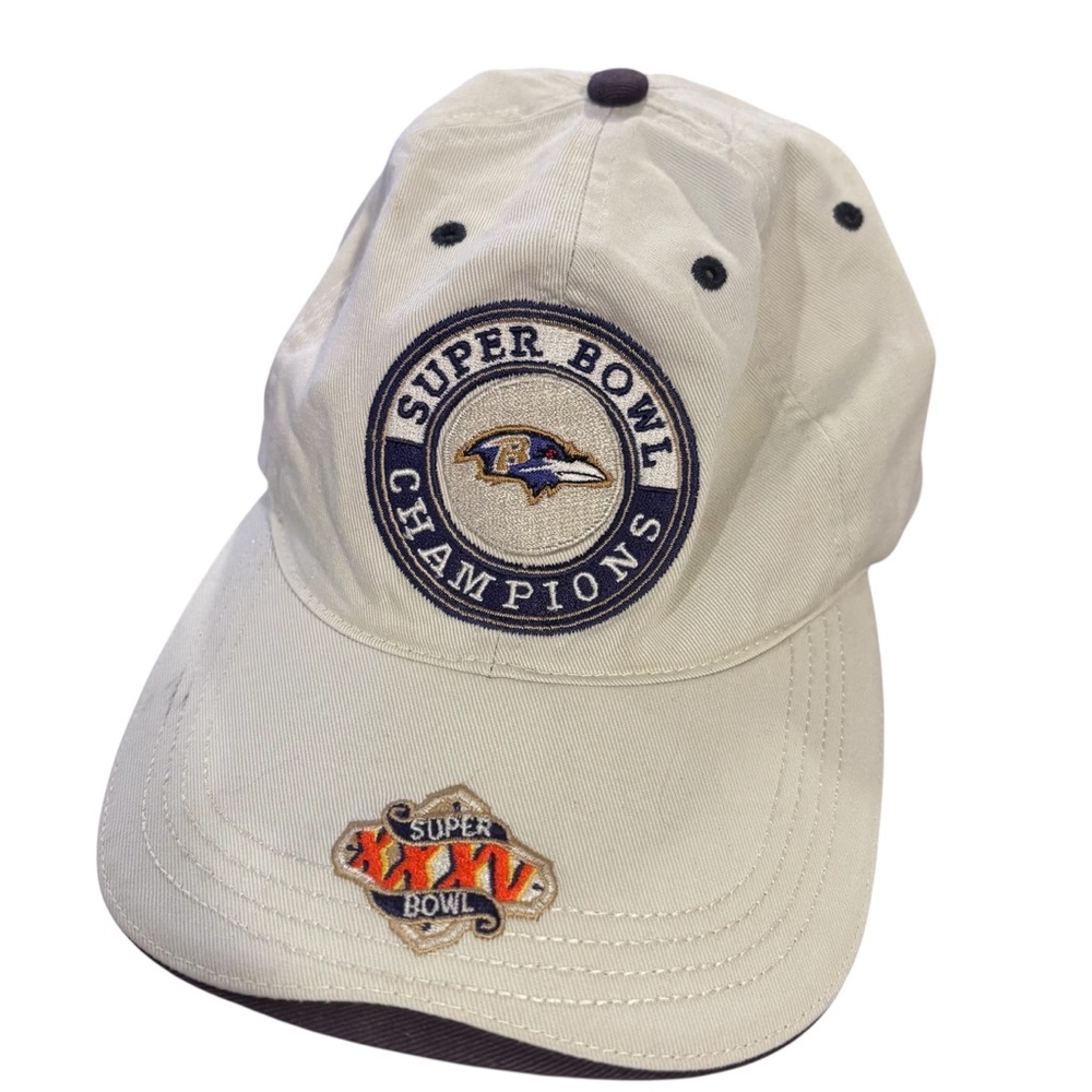 Baltimore Ravens NFL Logo Athletic Super bowl Champs adjustable cap Hat
